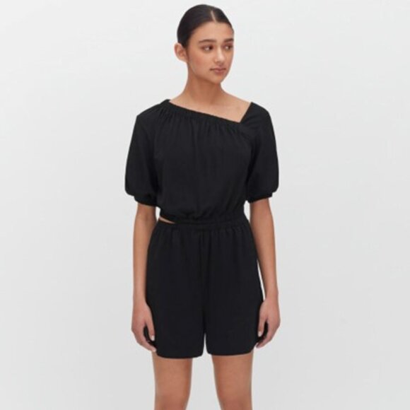 NWT Cuyana Gathered Front Jumpsuit - Large - Picture 1 of 9